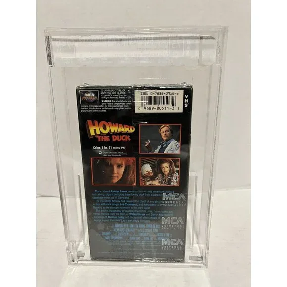 IGS 7.5 Graded Howard the Duck VHS 1986 George Lucas MCA Watermark W. Huyck G